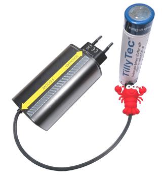 TillyTec® USB C battery 21700