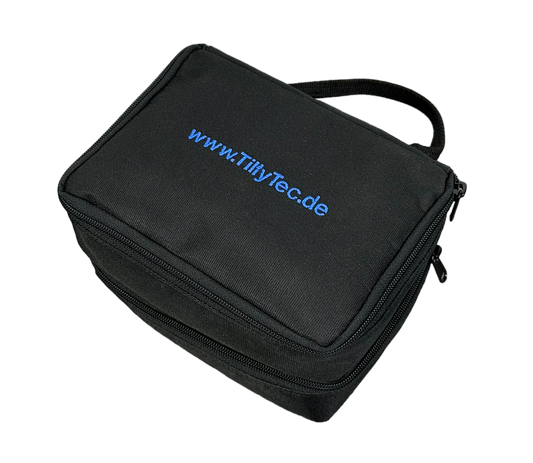 TillyTec® lamp bag with carrying handle and two compartments