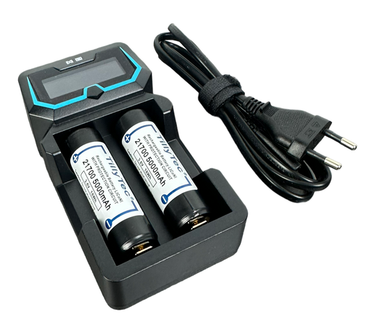 Ladegerät universal Profi 2 für 21700 / 26650 / 18650 und NiMh