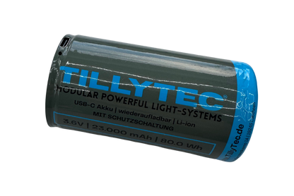 TillyTec® USB C Akku